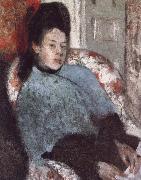 Germain Hilaire Edgard Degas, Portrait of Elena Carafa